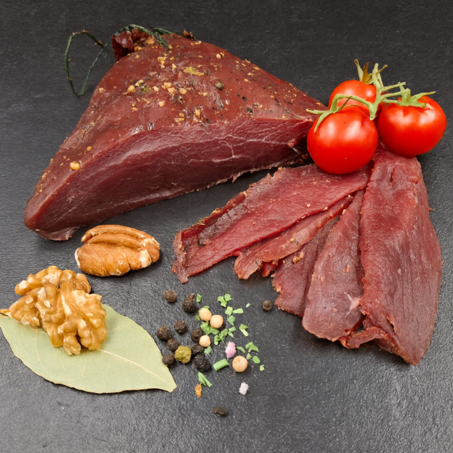 Hirschschinken web Hirsch Schinken – Bild 1