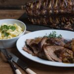 Wildschwein Rücken mit Knochen – Bild 2