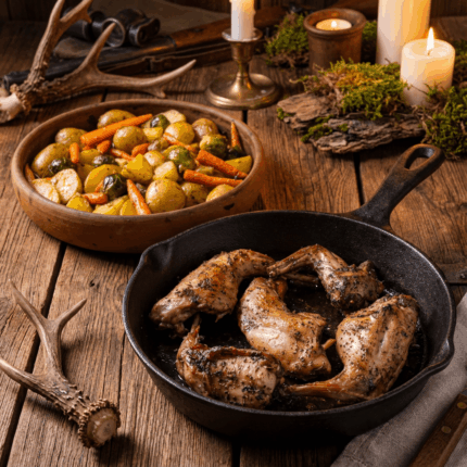 Feldhase Edelteile gekocht